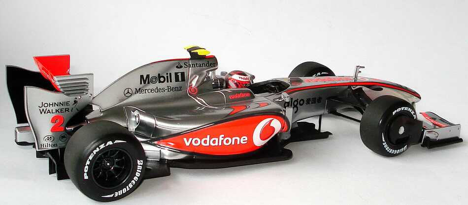 Foto 1:18 McLaren Mercedes MP 4-24 Formel 1 2009 Vodafone Nr.2, Heikki Kovalinen Werbemodell Minichamps B66960041