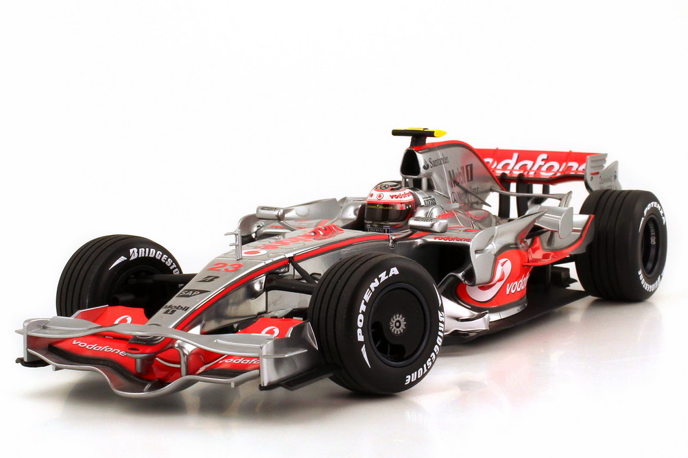 Foto 1:18 McLaren Mercedes MP 4-23 Formel 1 2008 Vodafone Nr.23, Heikki Kovalainen Werbemodell Minichamps B66962425