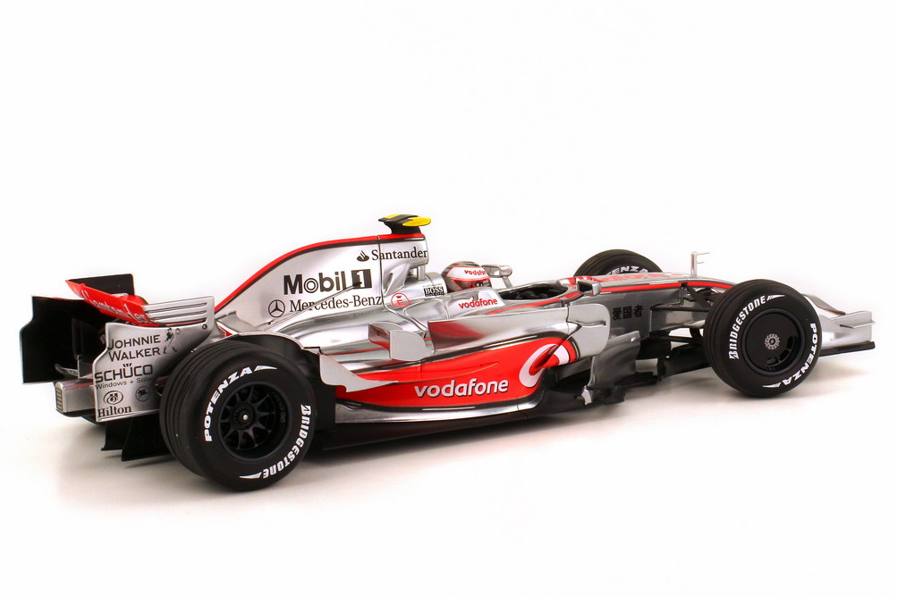 Foto 1:18 McLaren Mercedes MP 4-23 Formel 1 2008 Vodafone Nr.23, Heikki Kovalainen Werbemodell Minichamps B66962425
