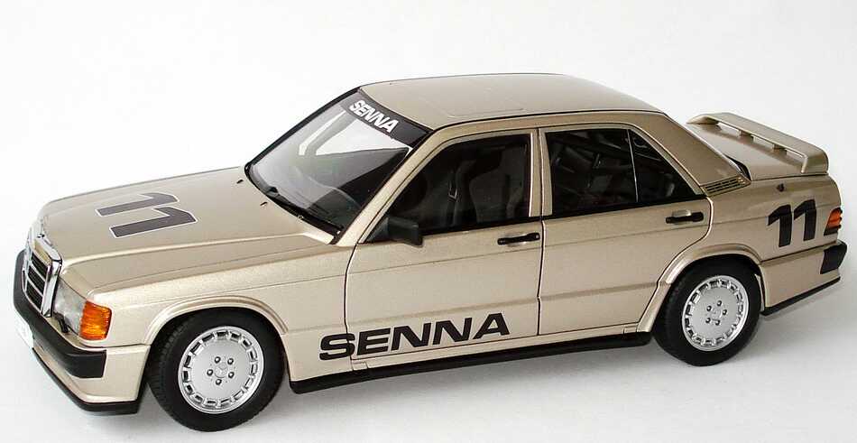 Foto 1:18 Mercedes-Benz 190E 2.3-16 campagner-met. Nürburgring 1984 Nr.11, Senna (Siegerfahrzeug) AUTOart 88432
