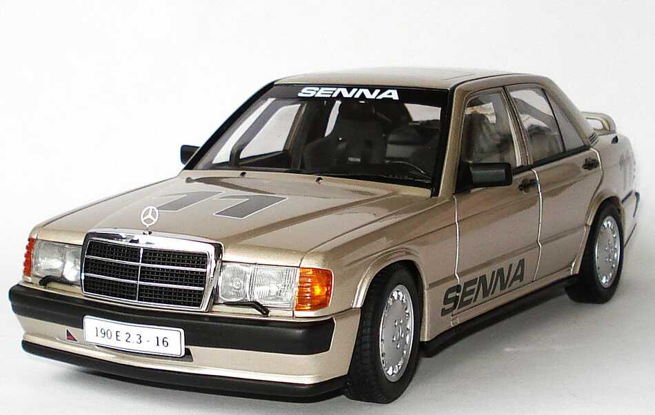 Foto 1:18 Mercedes-Benz 190E 2.3-16 campagner-met. Nürburgring 1984 Nr.11, Senna (Siegerfahrzeug) AUTOart 88432