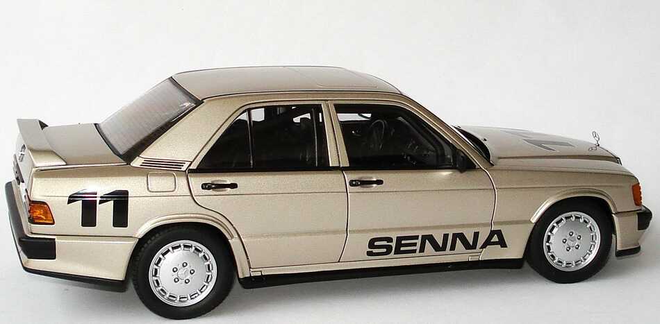 Foto 1:18 Mercedes-Benz 190E 2.3-16 campagner-met. Nürburgring 1984 Nr.11, Senna (Siegerfahrzeug) AUTOart 88432