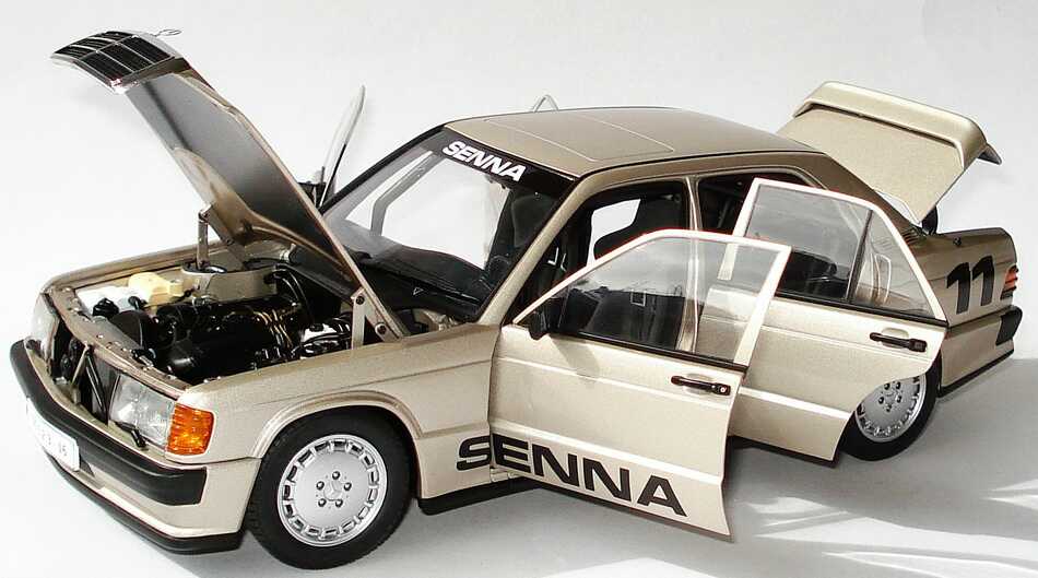 Foto 1:18 Mercedes-Benz 190E 2.3-16 campagner-met. Nürburgring 1984 Nr.11, Senna (Siegerfahrzeug) AUTOart 88432