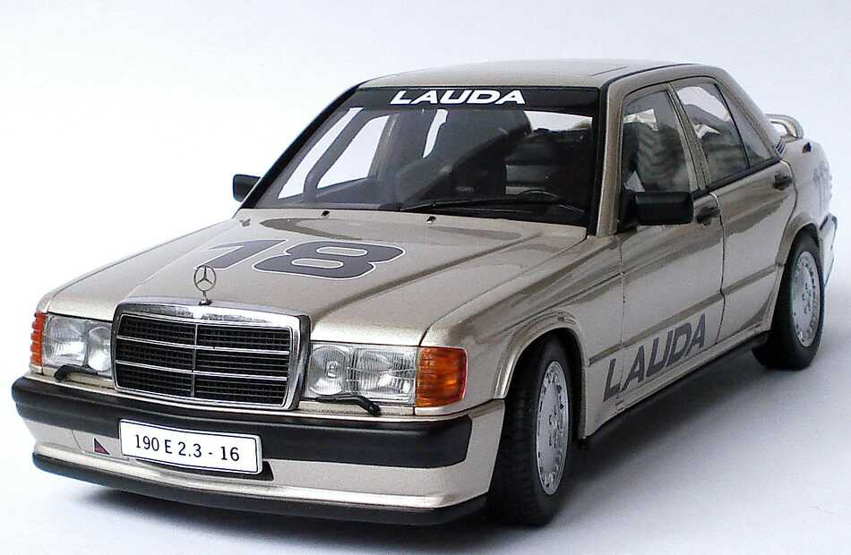 Foto 1:18 Mercedes-Benz 190E 2.3-16 campagner-met. Nürburgring 1984 Nr.18, Lauda AUTOart 88431