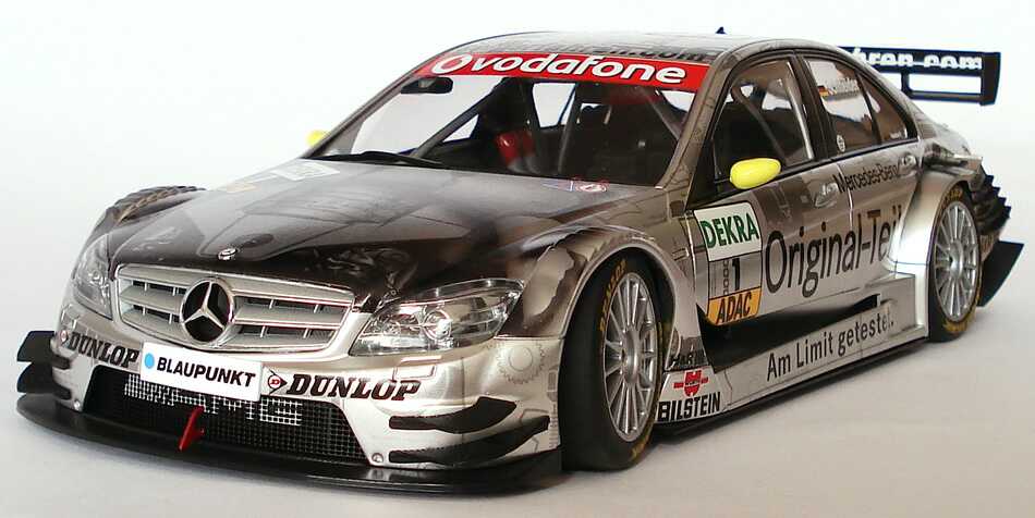 Norev Mercedes-Benz C-Klasse W204 No 3 Bank Spengler DTM 2011 1/18 Modell  Auto mit individiuellem Wunschkennzeichen