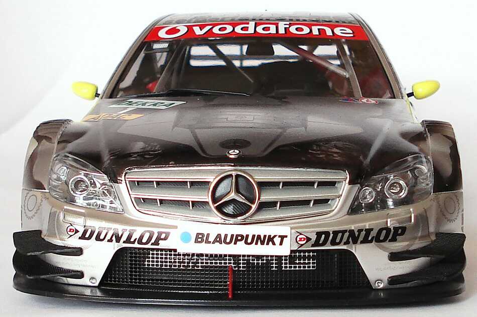 Foto 1:18 Mercedes-Benz C-Klasse (W204) DTM 2007 Original Teile Nr.1, Bernd Schneider Werbemodell AUTOart B66962296