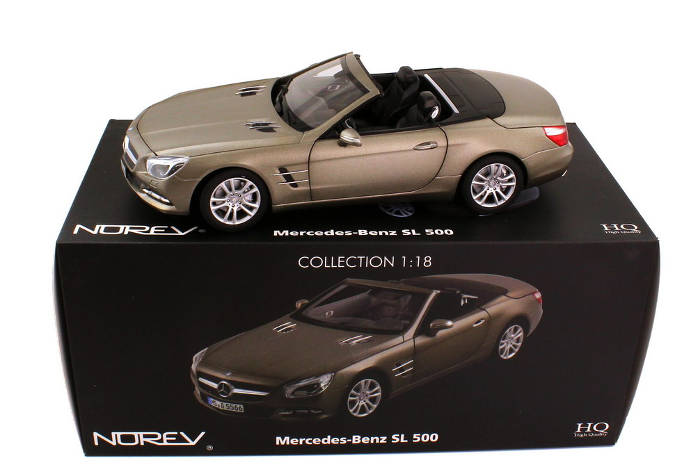 Foto 1:18 Mercedes-Benz SL-Klasse SL 500 2012 (R231) cerussitgrau-met. Shape Norev 183590