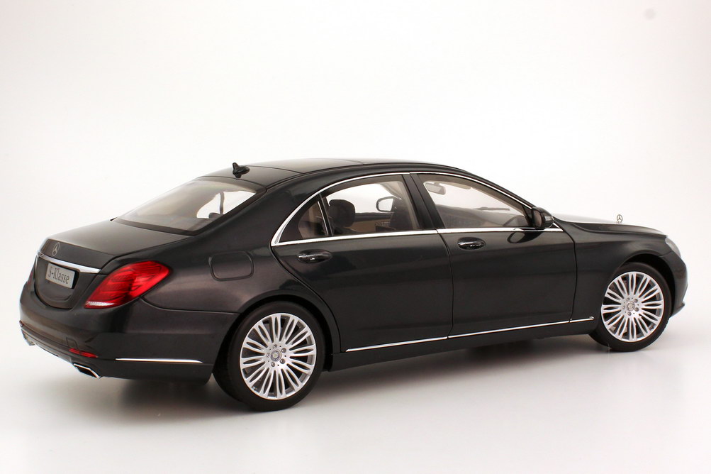 Foto 1:18 Mercedes-Benz S-Klasse 2013 Langversion (V222) blauanthrazit-met. Werbemodell Norev B66960157