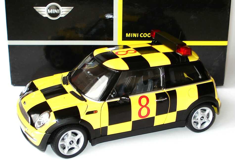 Foto 1:18 New Mini One Follow Me Flughafen Düsseldorf Werbemodell Kyosho 80430146615