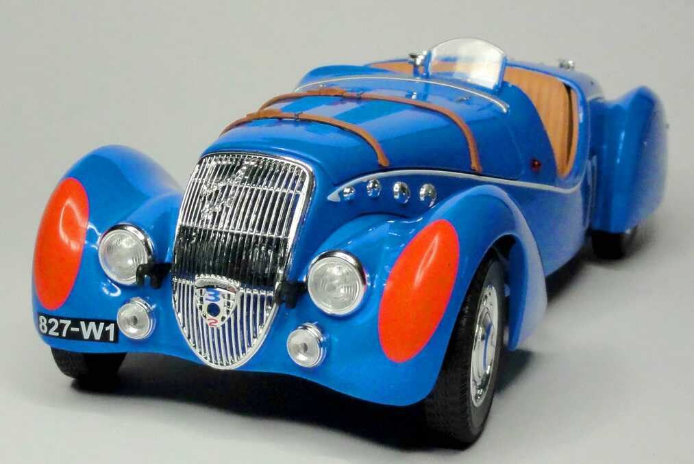 Foto 1:18 Peugeot 302 Darl´Mat Roadster 24h von Le Mans 1937 Nr.27, Daniel Porthault / Louis Rigal Norev 184702