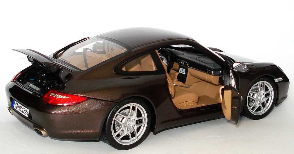 Foto 1:18 Porsche 911 Carrera (997, Modell 2009) macademia-met. Norev 187523