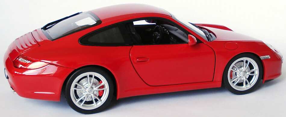 Foto 1:18 Porsche 911 Carrera S (997, Modell 2009) indischrot Werbemodell Norev WAP02101118