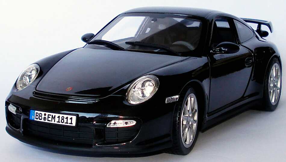 Foto 1:18 Porsche 911 GT2 (997) basaltschwarz-met. Werbemodell Norev WAP02100118