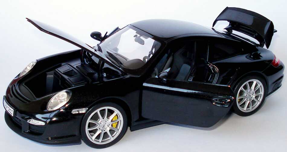 Foto 1:18 Porsche 911 GT2 (997) basaltschwarz-met. Werbemodell Norev WAP02100118