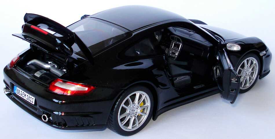 Foto 1:18 Porsche 911 GT2 (997) basaltschwarz-met. Werbemodell Norev WAP02100118