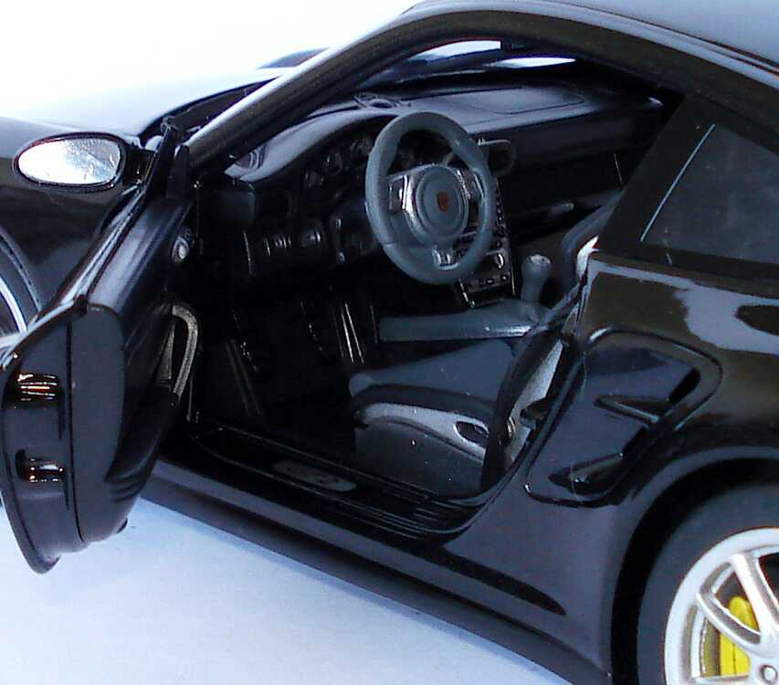 Foto 1:18 Porsche 911 GT2 (997) basaltschwarz-met. Werbemodell Norev WAP02100118