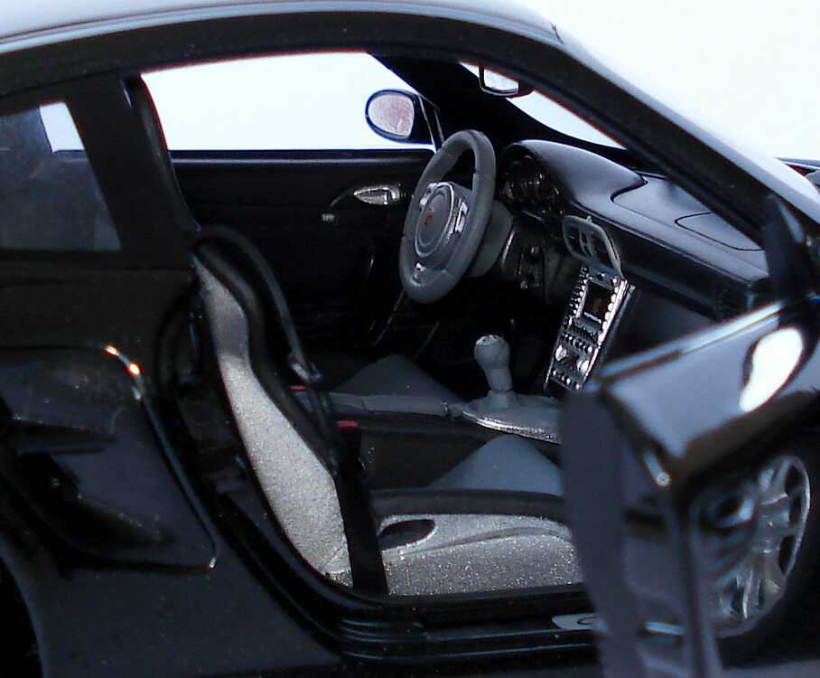 Foto 1:18 Porsche 911 GT2 (997) basaltschwarz-met. Werbemodell Norev WAP02100118