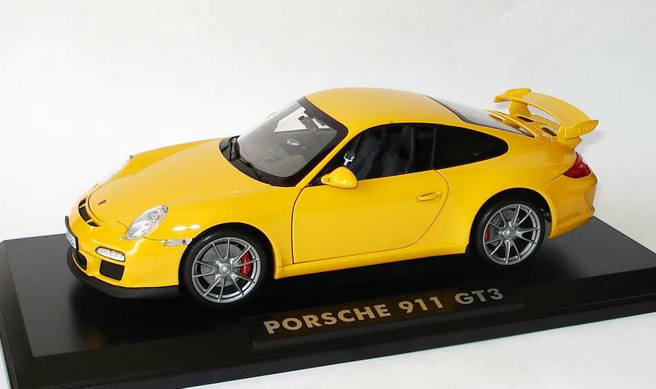Foto 1:18 Porsche 911 GT3 (997, Modell 2009) gelb Norev 187560