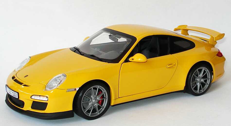 Foto 1:18 Porsche 911 GT3 (997, Modell 2009) gelb Norev 187560