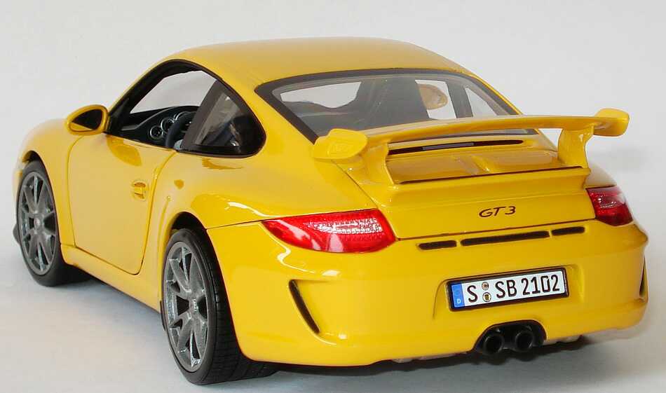 Foto 1:18 Porsche 911 GT3 (997, Modell 2009) gelb Norev 187560
