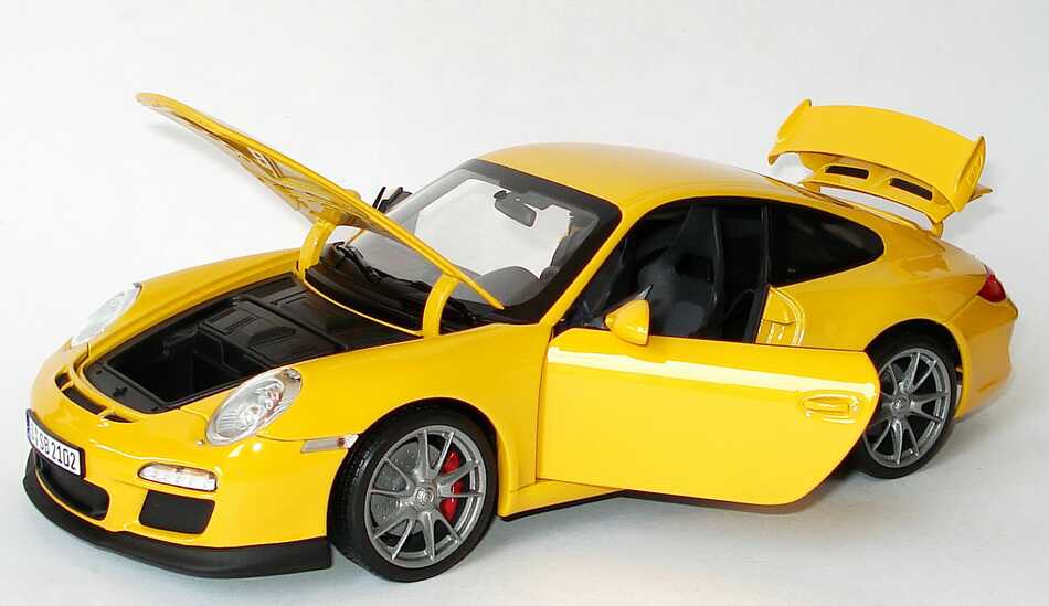Foto 1:18 Porsche 911 GT3 (997, Modell 2009) gelb Norev 187560