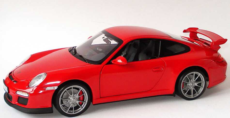 Foto 1:18 Porsche 911 GT3 (997, Modell 2009) indischrot Werbemodell Norev WAP02101319