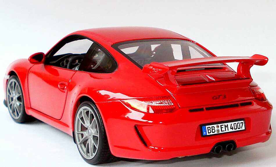Foto 1:18 Porsche 911 GT3 (997, Modell 2009) indischrot Werbemodell Norev WAP02101319