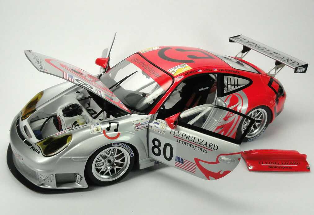 Foto 1:18 Porsche 911 GT3 RSR (996) 24h von Le Mans 2006 Flying Lizard Motorsports Nr.80, Neiman / Long / van Overbeek Minichamps 100066480