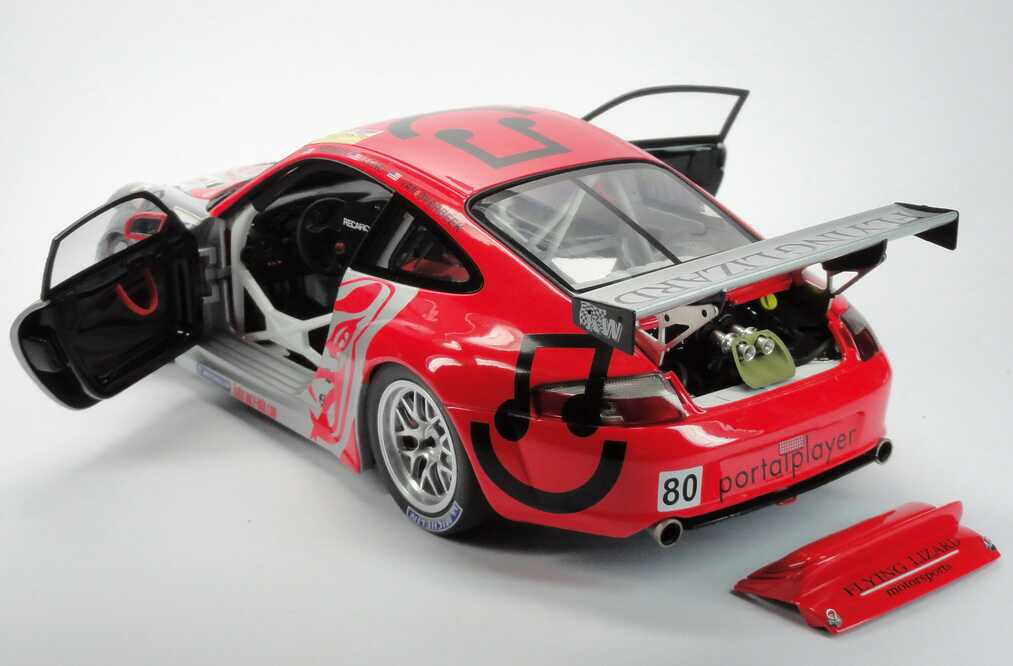 Foto 1:18 Porsche 911 GT3 RSR (996) 24h von Le Mans 2006 Flying Lizard Motorsports Nr.80, Neiman / Long / van Overbeek Minichamps 100066480