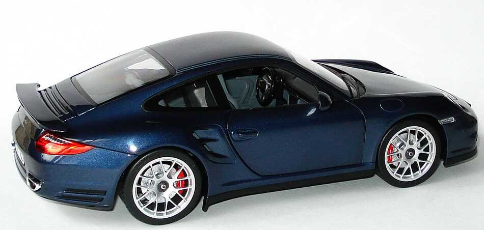 Foto 1:18 Porsche 911 Turbo 997 Modell 2010 dunkelblau-met. - Werbemodell - Norev WAP0210010A