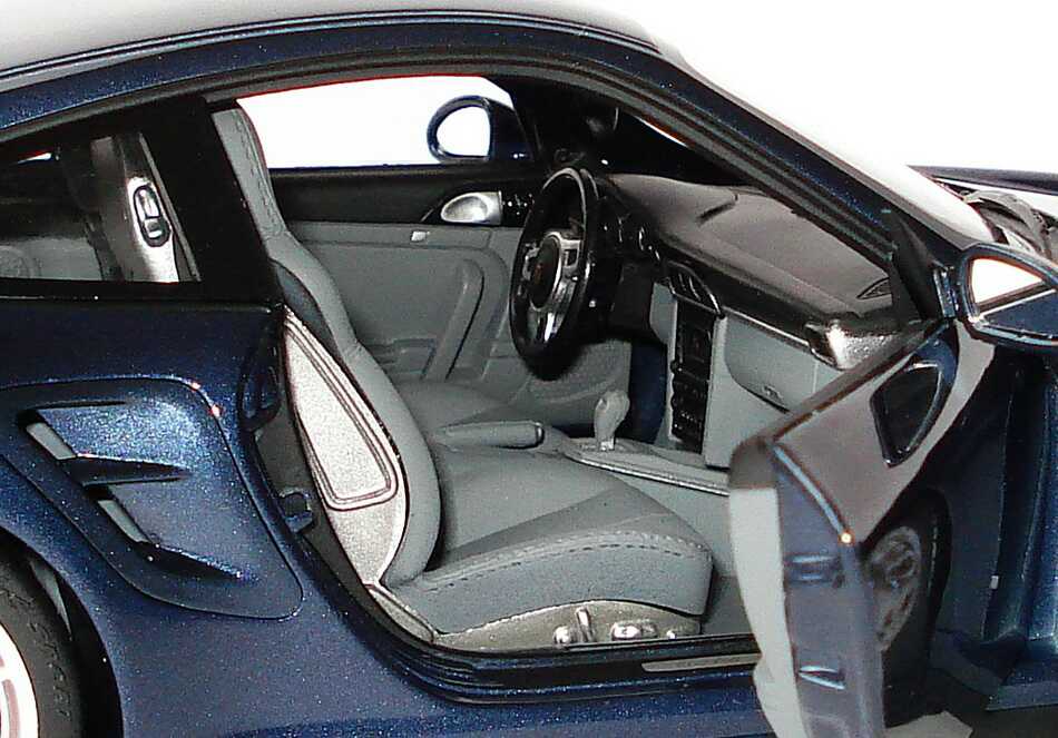Foto 1:18 Porsche 911 Turbo 997 Modell 2010 dunkelblau-met. - Werbemodell - Norev WAP0210010A