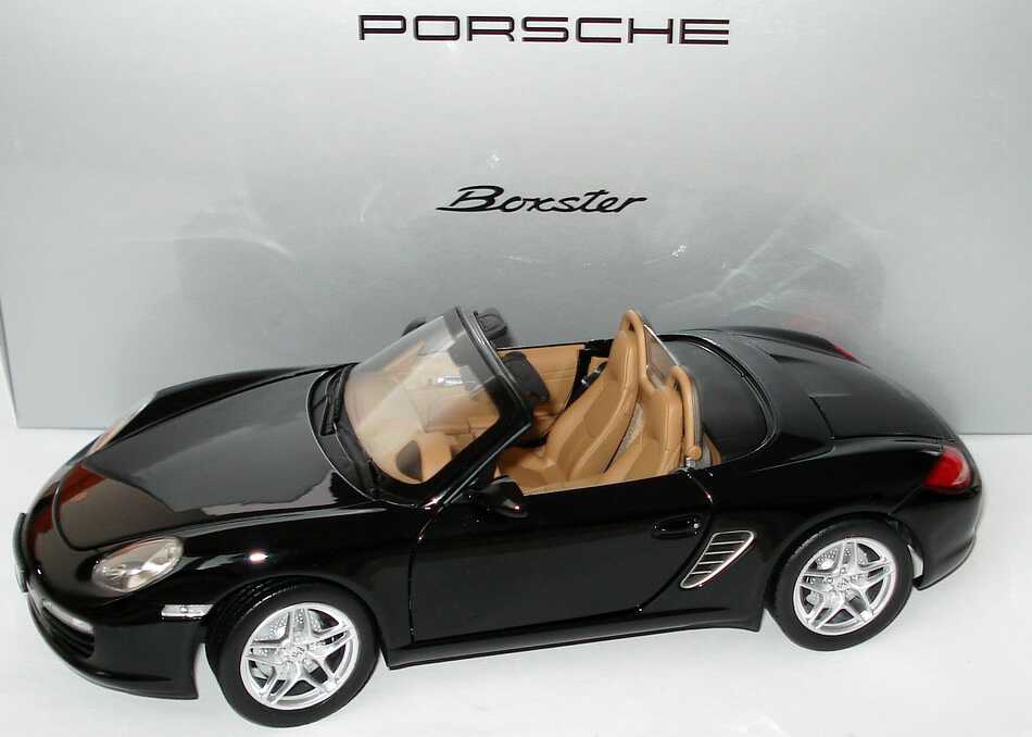 Foto 1:18 Porsche Boxster (987, Modell 2009) schwarz Werbemodell Norev WAP02100419