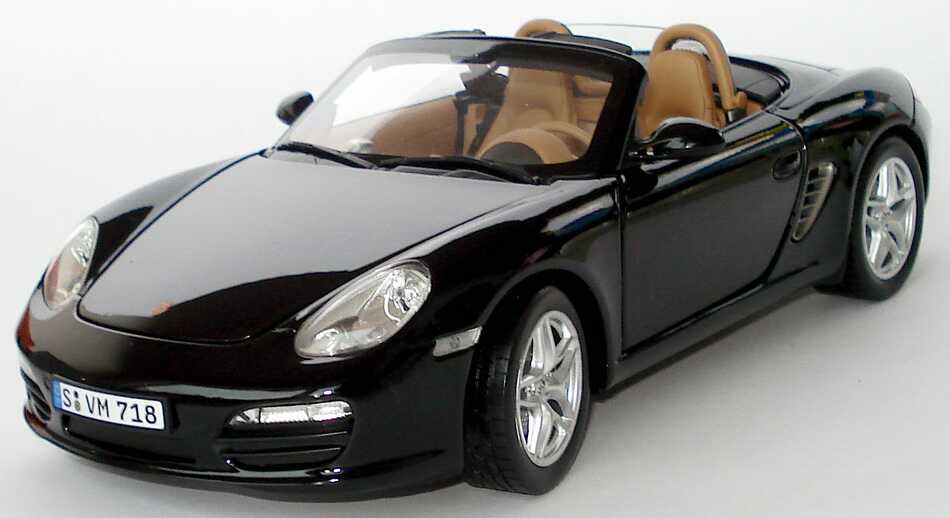 Foto 1:18 Porsche Boxster (987, Modell 2009) schwarz Werbemodell Norev WAP02100419