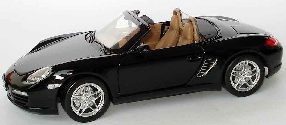 Foto 1:18 Porsche Boxster (987, Modell 2009) schwarz Werbemodell Norev WAP02100419