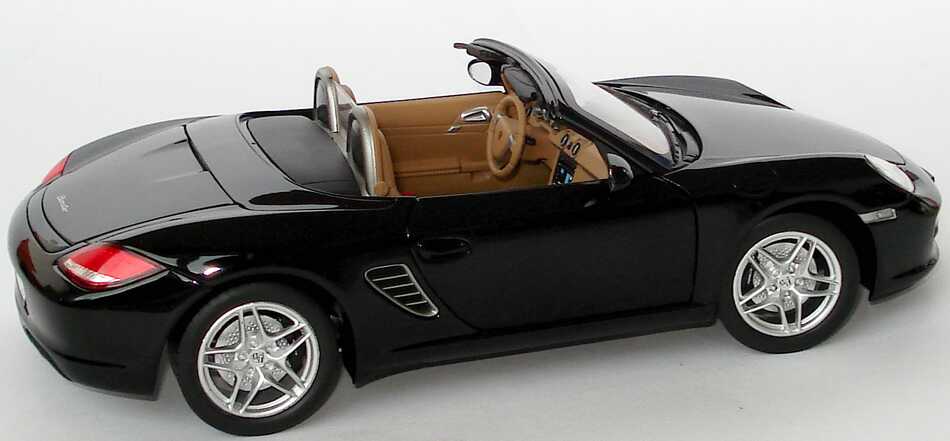 Foto 1:18 Porsche Boxster (987, Modell 2009) schwarz Werbemodell Norev WAP02100419