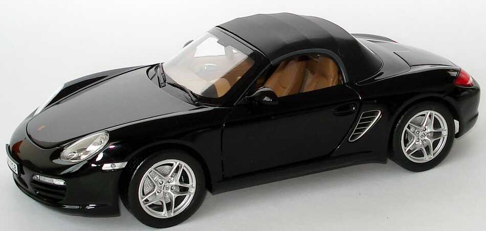 Foto 1:18 Porsche Boxster (987, Modell 2009) schwarz Werbemodell Norev WAP02100419