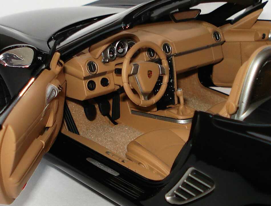 Foto 1:18 Porsche Boxster (987, Modell 2009) schwarz Werbemodell Norev WAP02100419