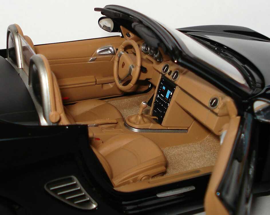 Foto 1:18 Porsche Boxster (987, Modell 2009) schwarz Werbemodell Norev WAP02100419