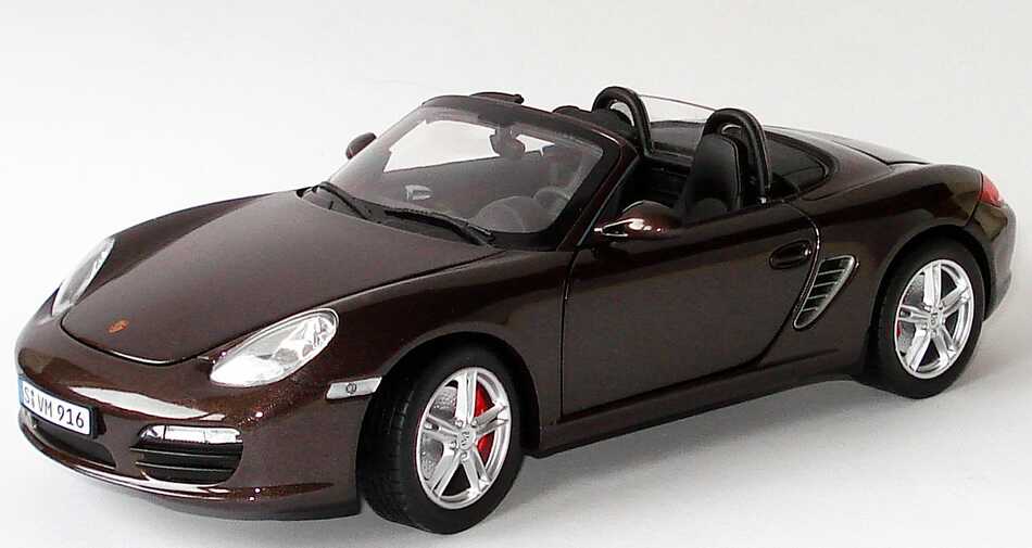 Foto 1:18 Porsche Boxster S (987, Modell 2009) macadamia-met. Werbemodell Norev WAP02100519
