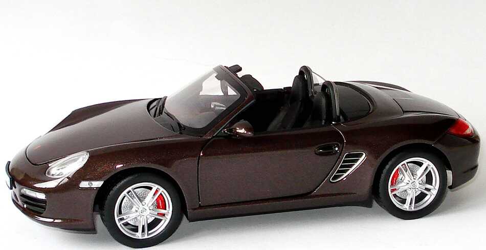 Foto 1:18 Porsche Boxster S (987, Modell 2009) macadamia-met. Werbemodell Norev WAP02100519