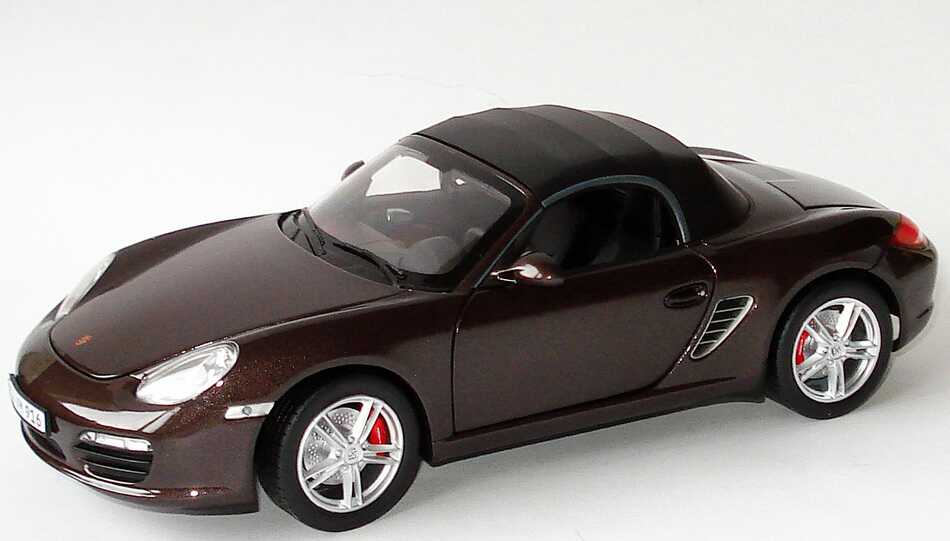 Porsche Boxster S 987 Modell 2009 Macadamia Met Werbemodell Norev