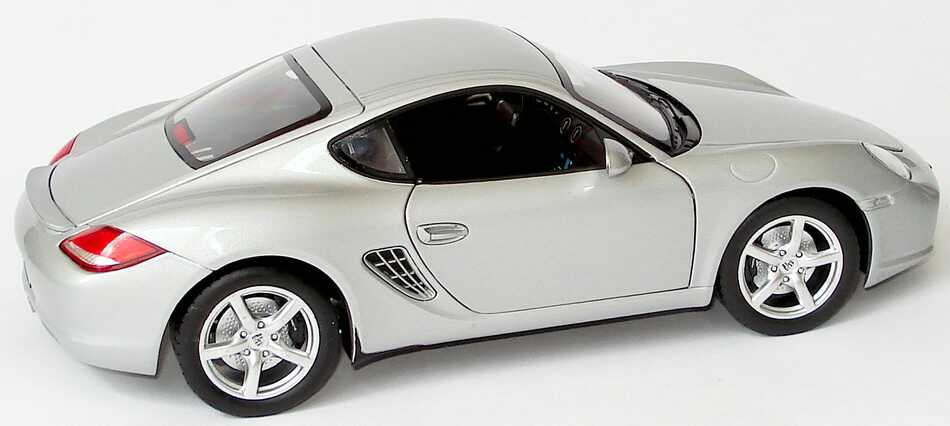 Foto 1:18 Porsche Cayman (Modell 2009) GT-silber-met. Werbemodell Norev WAP02100619