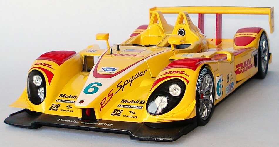 Foto 1:18 Porsche RS Spyder ALMS 2008 DHL Nr.6, Long / Maassen Werbemodell Norev WAP02102418