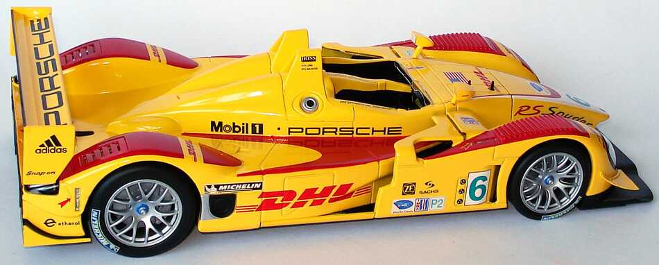 Foto 1:18 Porsche RS Spyder ALMS 2008 DHL Nr.6, Long / Maassen Werbemodell Norev WAP02102418