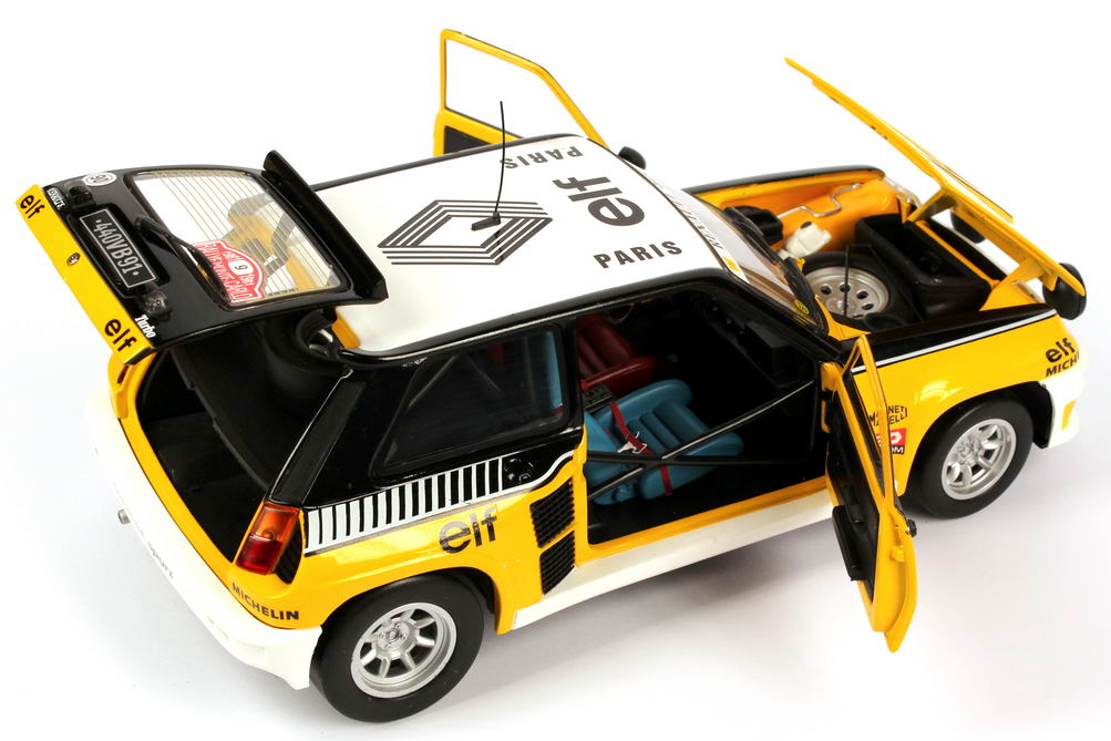Foto 1:18 Renault R5 Turbo Rallye Monte Carlo 1981 Renault, elf Nr.9, Ragnotti / Andrié (Siegerfahrzeug) Universal Hobbies 4530