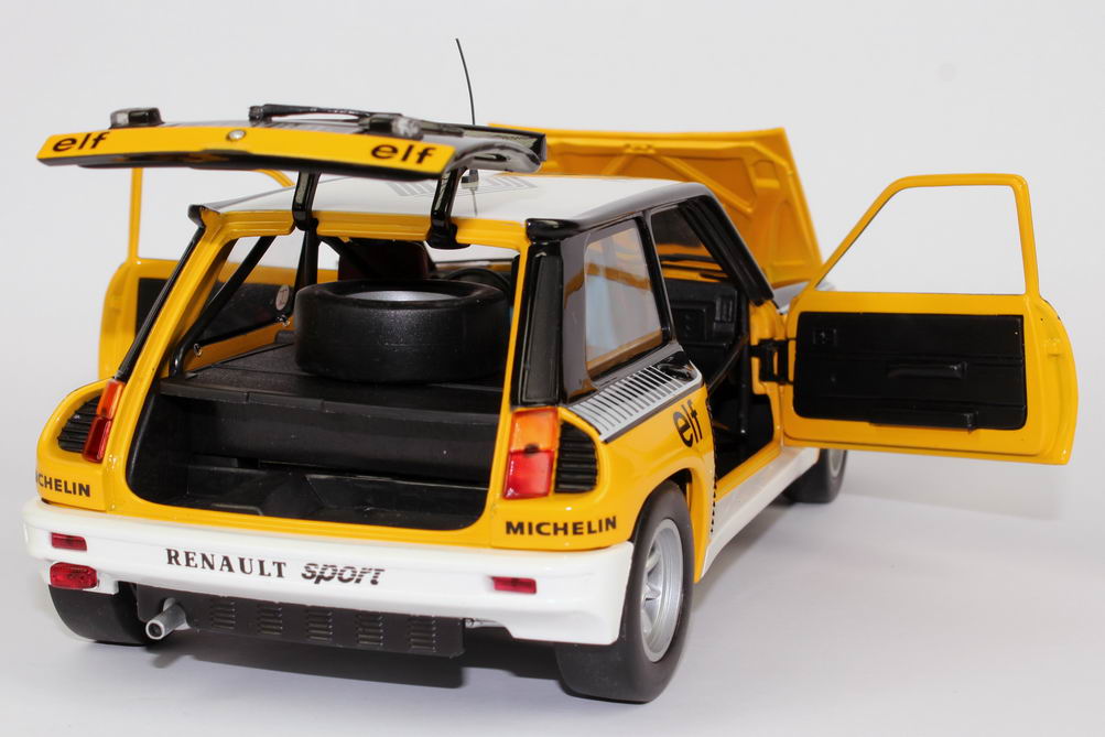 Foto 1:18 Renault R5 Turbo Rallye Monte Carlo 1981 Renault, elf Nr.9, Ragnotti / Andrié (Siegerfahrzeug) Universal Hobbies 4530