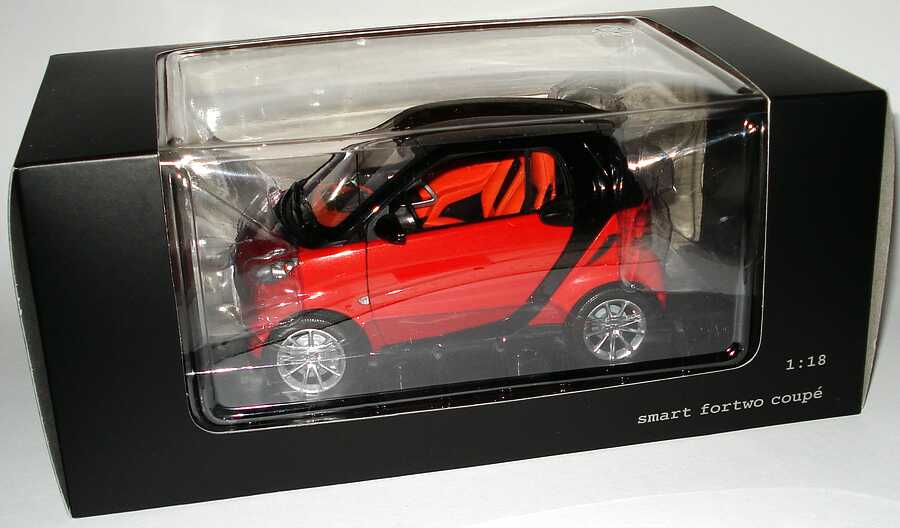 Foto 1:18 Smart Fortwo II Coupé C451 rot-met. - Werbemodell - Minichamps Q0022564V001C76Q00