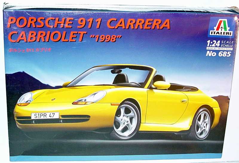 Foto 1:24 Bausatz Porsche 911 Carrera (996) Cabrio Italeri 685