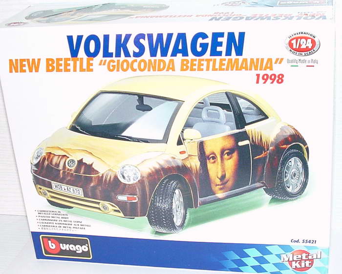 Foto 1:24 Bausatz VW New Beetle Gioconda Beetlemania Bburago 55421