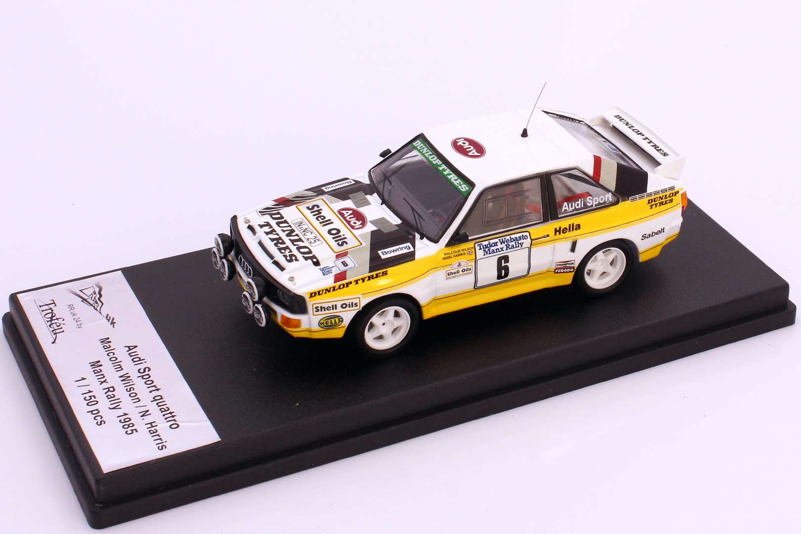 Foto 1:43 Audi Sport quattro Manx Rallye 1985 Audi Sport UK Nr.6 Wilson Harris - RR.uk 24 by Trofeu